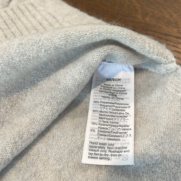 Madewell Donegal Jason Ex-Boyfriend Pullover. Heather Gray. - Picture 8 of 13